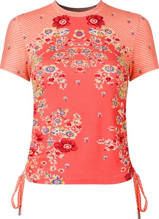 Actual product image Joe Browns Floral Print Rouched Jersey Top (18)