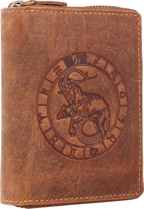 Produktbild Greenburry Vintage Sternzeichen Geldbörse Leder 10 cm