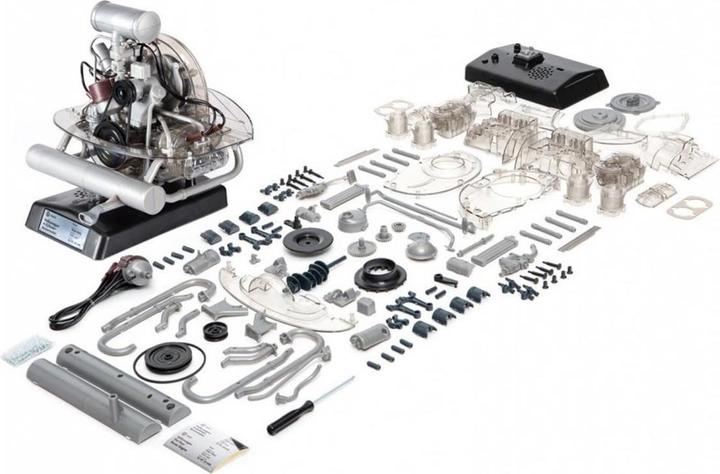 Produktbild Franzis Motorbausatz VW Bulli T1