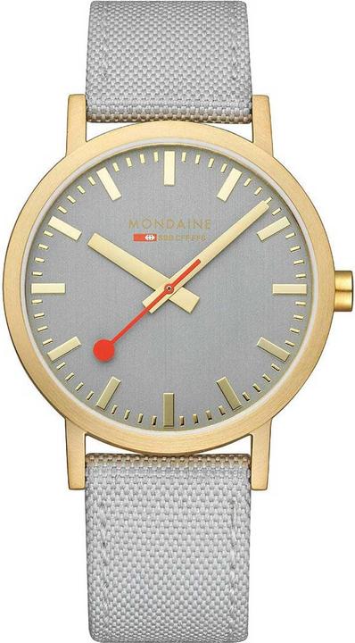 Immagine prodotto Mondaine Classico - ispirato alla natura - Ip Gold (Orologio da polso analogico, 40 mm)