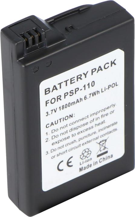 Actual product image XCell Li-Ion battery 1800mAh 3.7V for game console like Sony PSP-110, PSP-280G