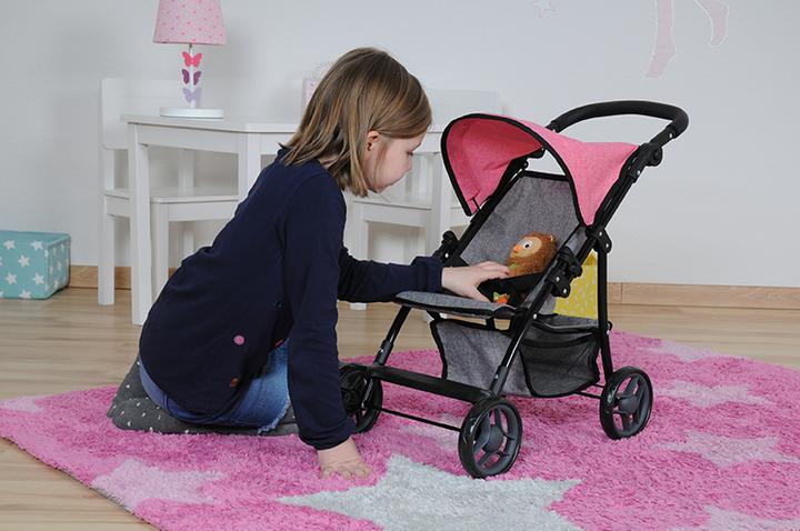 Produktbild Knorrtoys Puppenbuggy Liba - jeans grey