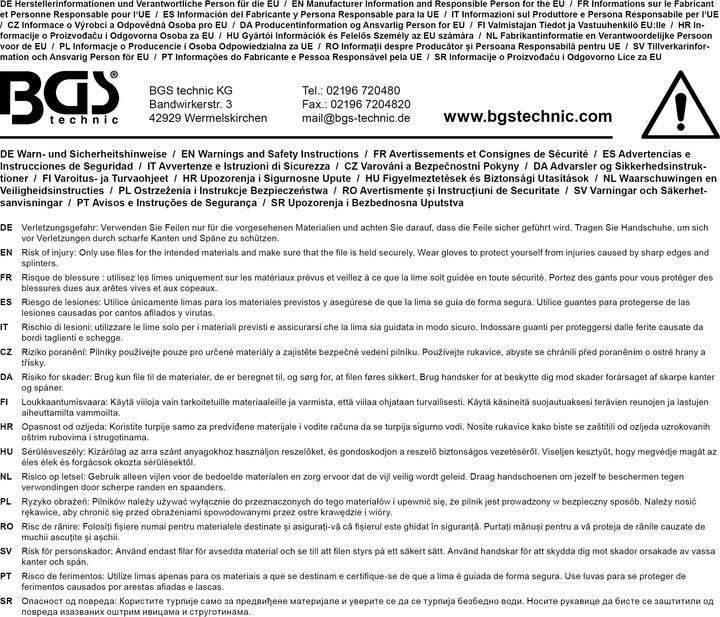 Produktbild BGS Werkstattfeilen- und Nadelfeilen-Satz | 17-tlg. (320 mm)