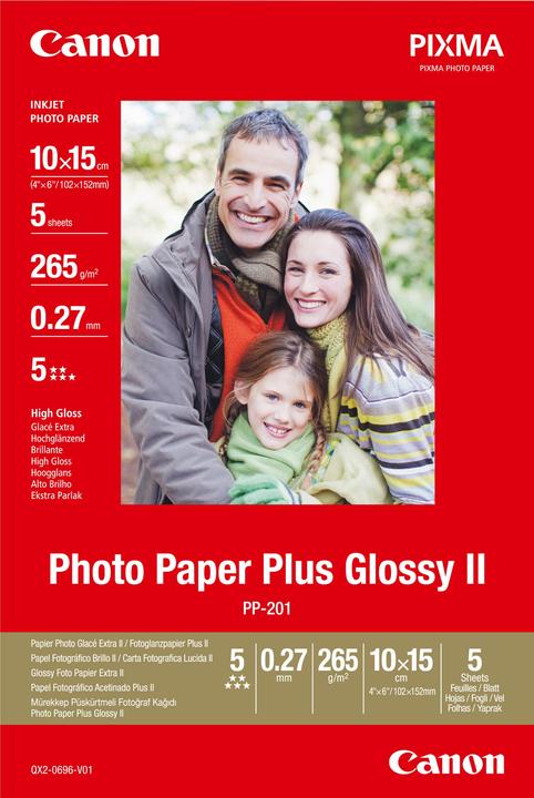 Actual product image Canon Plus II (265 g/m², 10 x 15 cm, 5 x)