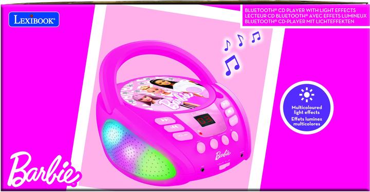 Produktbild Lexibook Barbie Bluetooth CD player with light effects (RCD109BB)