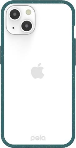 Pela Clear - Custodia ecologica per iPhone 13 - Verde (Apple iPhone 13)