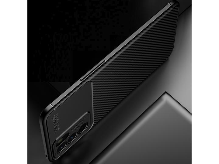 Produktbild Screenguard Oppo Reno6 5G Hülle Carbon Design TPU Case (Oppo Reno 6 5G)