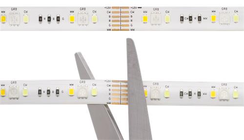 Actual product image Deltaco LED strip, 3 meter, RGB, 2700K-6500K, white (Multicoloured, 300 cm, Indoor, Outdoor)