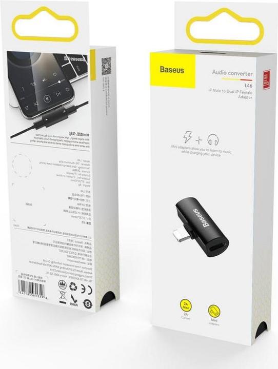 Actual product image Baseus Dual Lightning Adapter (Lightning, 2 x Lightning)