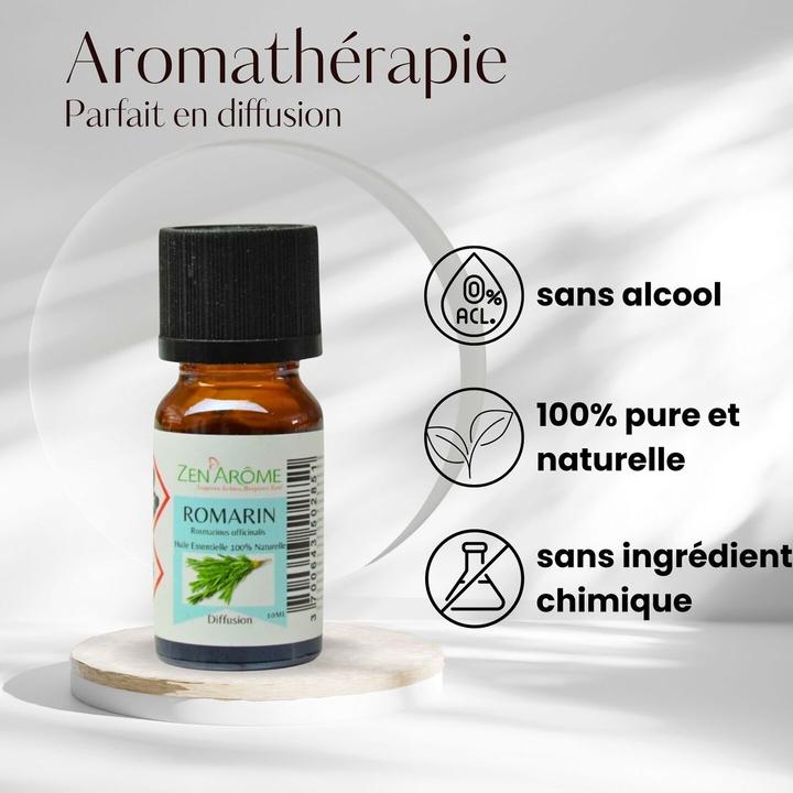 Image du produit Zen Arôme Huile parfumée Huile essentielle de romarin No.47