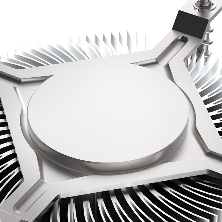 Actual product image Akasa AK-CC6609EP01 Low Profile CPU Cooler - Socket LGA 1700, 21.8 mm Height (21.80 mm)
