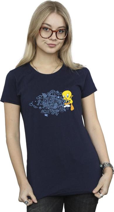 Image du produit Looney Tunes - T-shirt ACME DOODLES TWEETY - Femme (S)