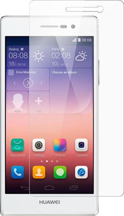 Actual product image Avizar Crystal clear film, glass screen protector (1 Piece, Huawei P8)
