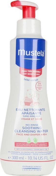 Immagine prodotto Mustela Bébé Acqua detergente senza risciacquo 300ml (300 ml)