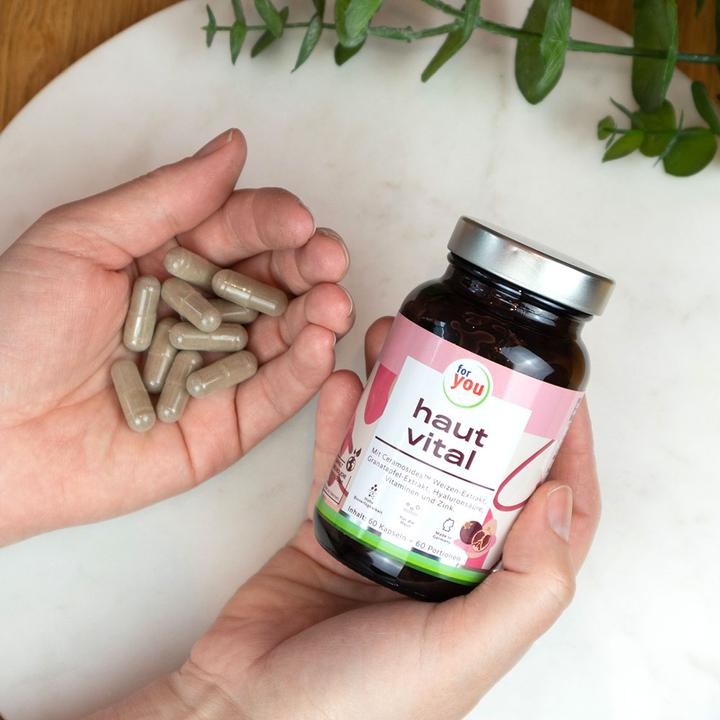 Produktbild For You haut vital (60 Stück, Kapseln, 50.40 g)