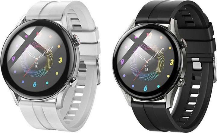 Actual product image Hoco Headphone with microphone smartwatch with call function Y7 Pro silver