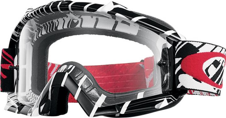 Actual product image Oakley PROVEN MX Frame: SKULL RUSHMORE RED/BLACK, Lenses: BLACK IRIDIUM CLEAR