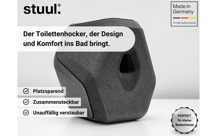 Produktbild Stuul Charcoal Toilettenhocker
