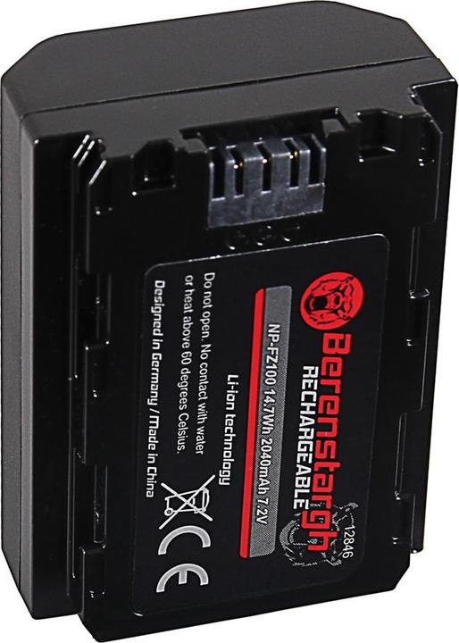 Actual product image Berenstargh Battery f. Sony NP-FZ100 (Camera battery)