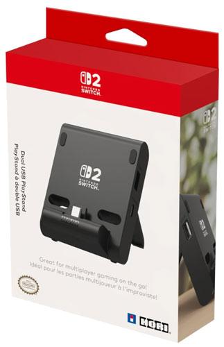 Produktbild HORI NSW2 USB Playstand Dual offiziell lizenziert (Switch 2)