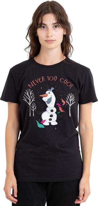 Immagine prodotto Disney Frozen Never Too Cool Maglietta Olaf Adulto Unisex (S)