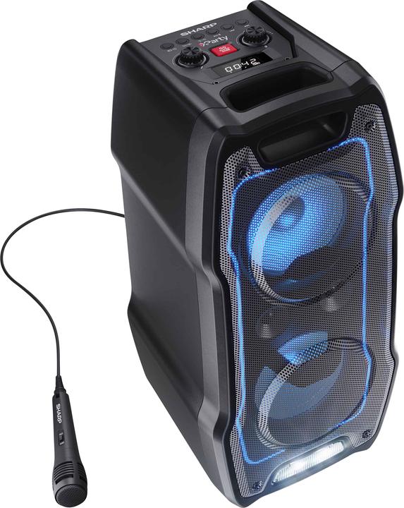 Actual product image Sharp PS-931 Party speaker (13 h, Electrical connection, Rechargeable battery operated)