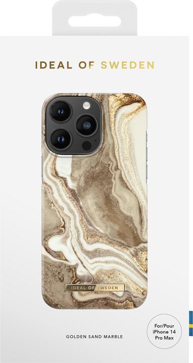 Produktbild iDeal Of Sweden Designer-Cover Golden Sand Marble (Apple iPhone 14 Pro Max)