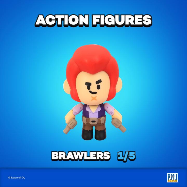 Actual product image Pmi Kids World BRAWL STARS S1 ACTION FIGURES 11cm - COLT