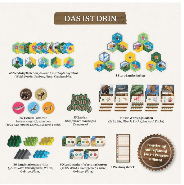 Actual product image Kosmos Cascadia Landmarks (German)
