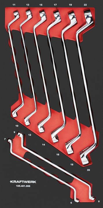 Kraftwerk Double ring spanner set insert