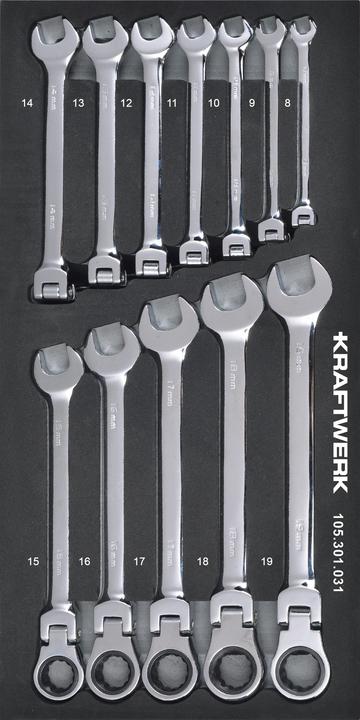 Actual product image Kraftwerk Articulated Ring Ratchet Set Insert (S-Inlay)