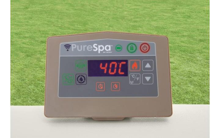 Produktbild Intex Chevron Deluxe Square Bubble Spa Set (4 Pers.)