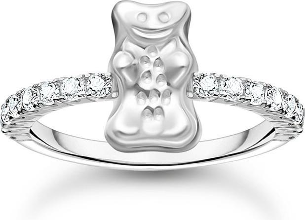 Thomas Sabo Ring mit HARIBO Goldbär und Steinen Silber