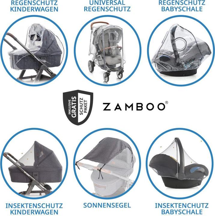 Produktbild ABC Design 3in1 Kinderwagen-Set Salsa 4 Air - inkl.