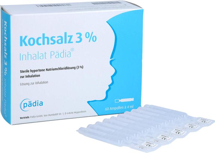 Produktbild Pädia Kochsalz 3 % Inhalat, 60 St. Ampullen
