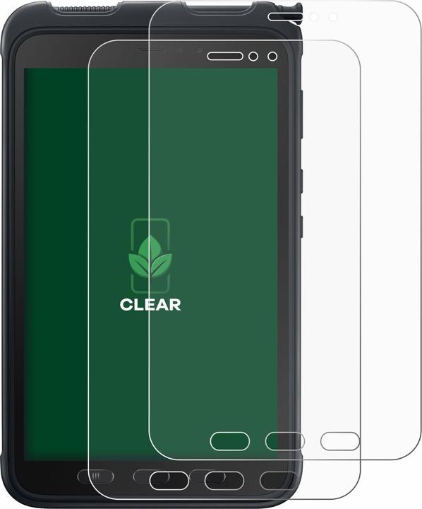 Actual product image ScreenLeaf Protective film sustainable screen protector screen protector film clear transparent (2 Piece, Galaxy Tab Active 3)