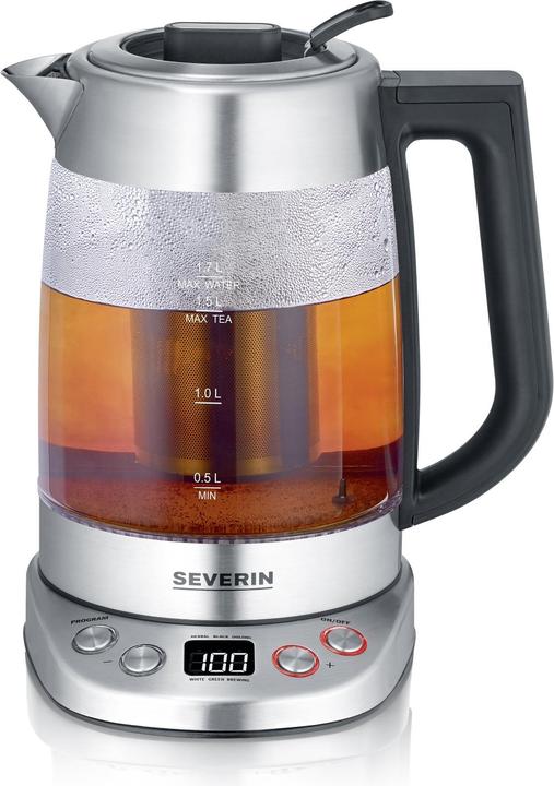 Actual product image Severin WK 3480 Glass tea/water kettle deluxe (1.70 l)