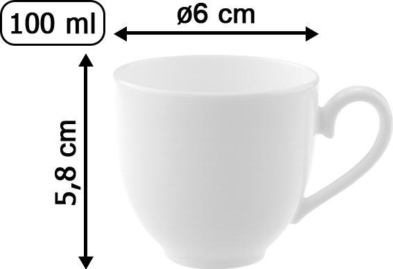 Immagine prodotto Villeroy & Boch Mokka-/Espressoobertasse Royal (100 ml, 1 x)