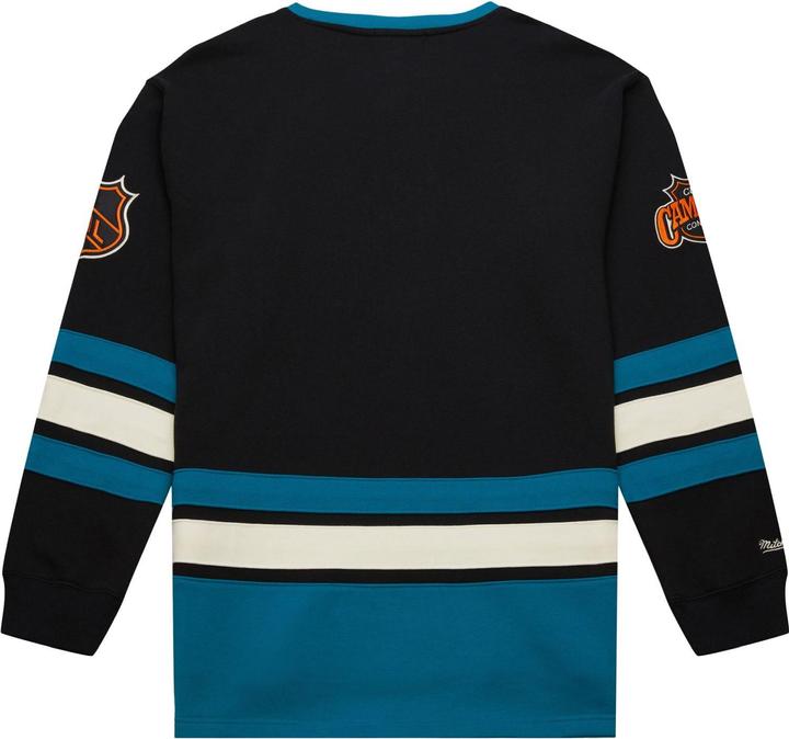 Produktbild Mitchell & Ness M&N San Jose Sharks NHL Lace-Up Heritage Hoody - M (M)