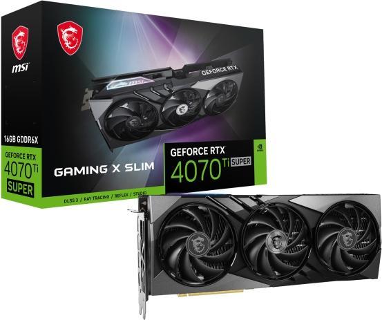 Actual product image MSI GeForce RTX 4070 Ti SUPER GAMING X SLIM White (16 GB)