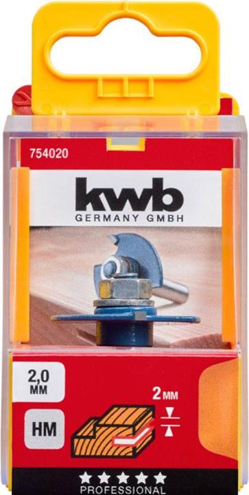 Actual product image kwb 754020 Grooving cutter 2 mm