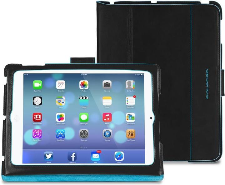 Piquadro AC3450B2/N étui pour tablette Étui pour livre Noir (iPad Air 2)
