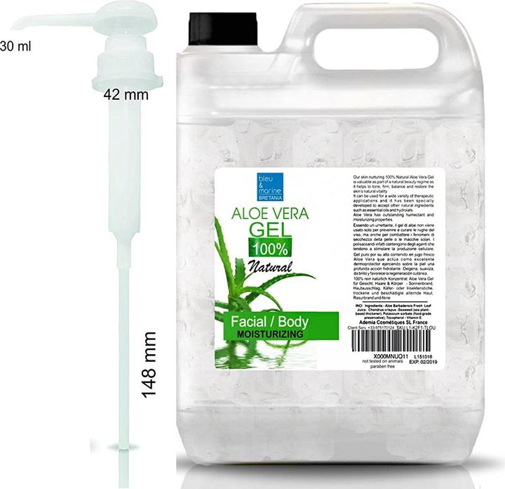 Bleu & Marine Bretania Aloe Vera Gel (Body cream, 5000 ml)