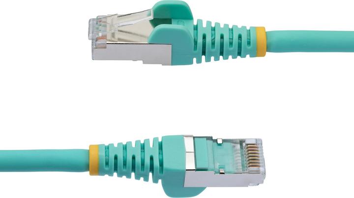 Produktbild StarTech COM 50cm CAT6a Kabel LSZH 10 Gigabit RJ45 LAN Kabel SFTP Patchkabel CAT6a Verlegekabel Abge (S/FTP, CAT6a, 0.50 m)
