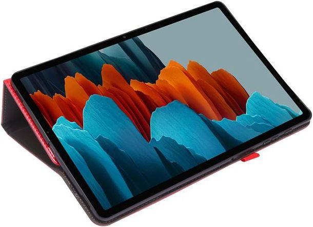 Produktbild MU Classic Zweifach faltbare Crazy Horse Leder Case Hülle (Galaxy Tab S7+)