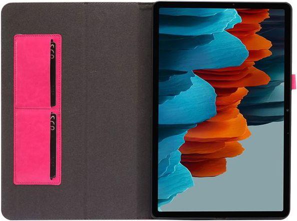 Produktbild MU Classic Zweifach faltbare Crazy Horse Leder Case Hülle (Galaxy Tab S7+)