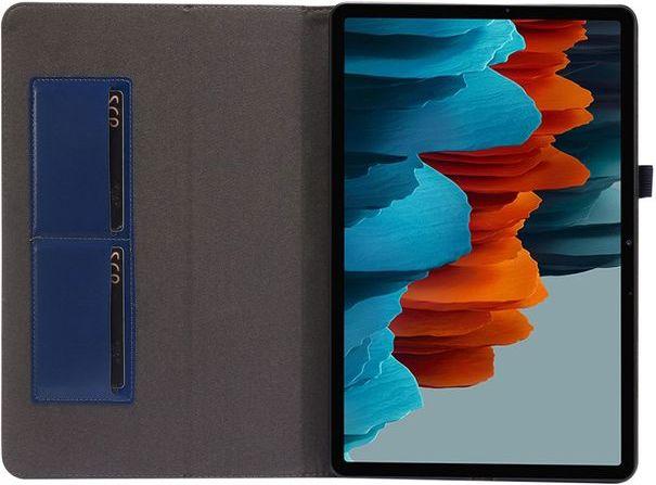 Produktbild MU Classic Zweifach faltbare Crazy Horse Leder Case Hülle (Galaxy Tab S7)