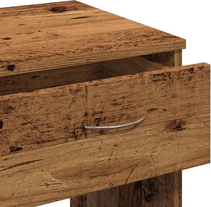 Actual product image VidaXL Schreibtisch Bürotisch Computertisch Arbeitstisch Tisch Altholz-Optik (80 x 40 x 75 cm)