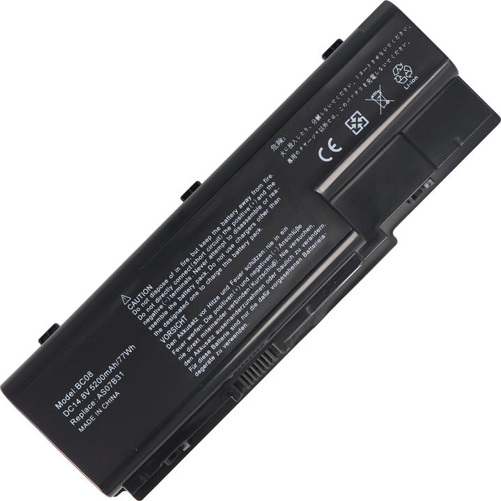 Actual product image Acer Aspire 7738G battery (8 Cells, 5200 mAh)