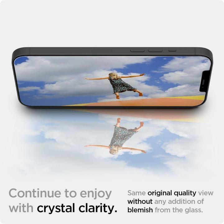 Produktbild Spigen Glas TR Displayschutzfolie 1 St. (1 Stück, Apple iPhone 12 mini)